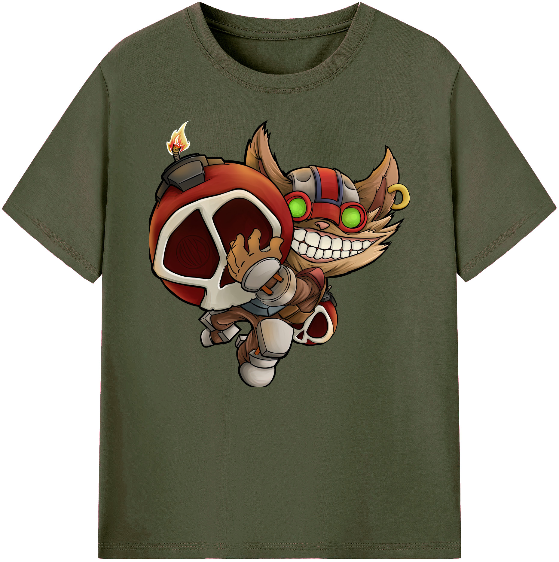 リーグ・オブ・レジェンド League of Legends LOL 綿100％ メンズ半袖Tシャツ｜肌触りやわらか＆通気性